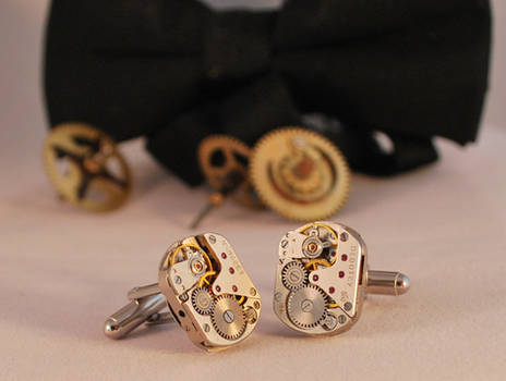 Handcrafted Steampunk Cuff Links