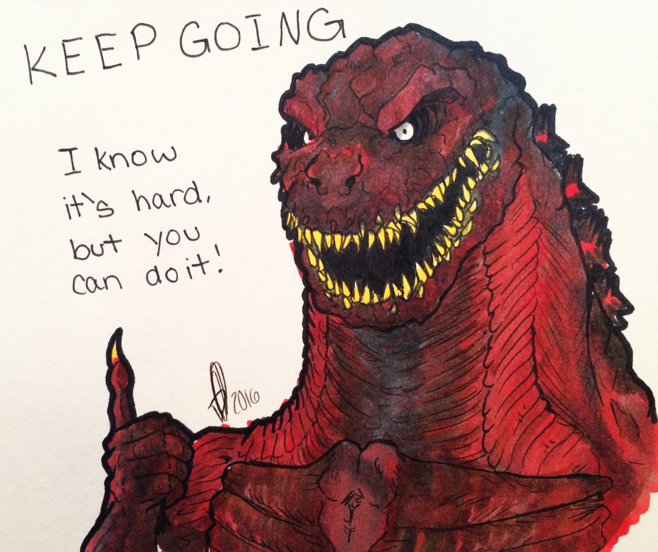 Motivational shin godzilla