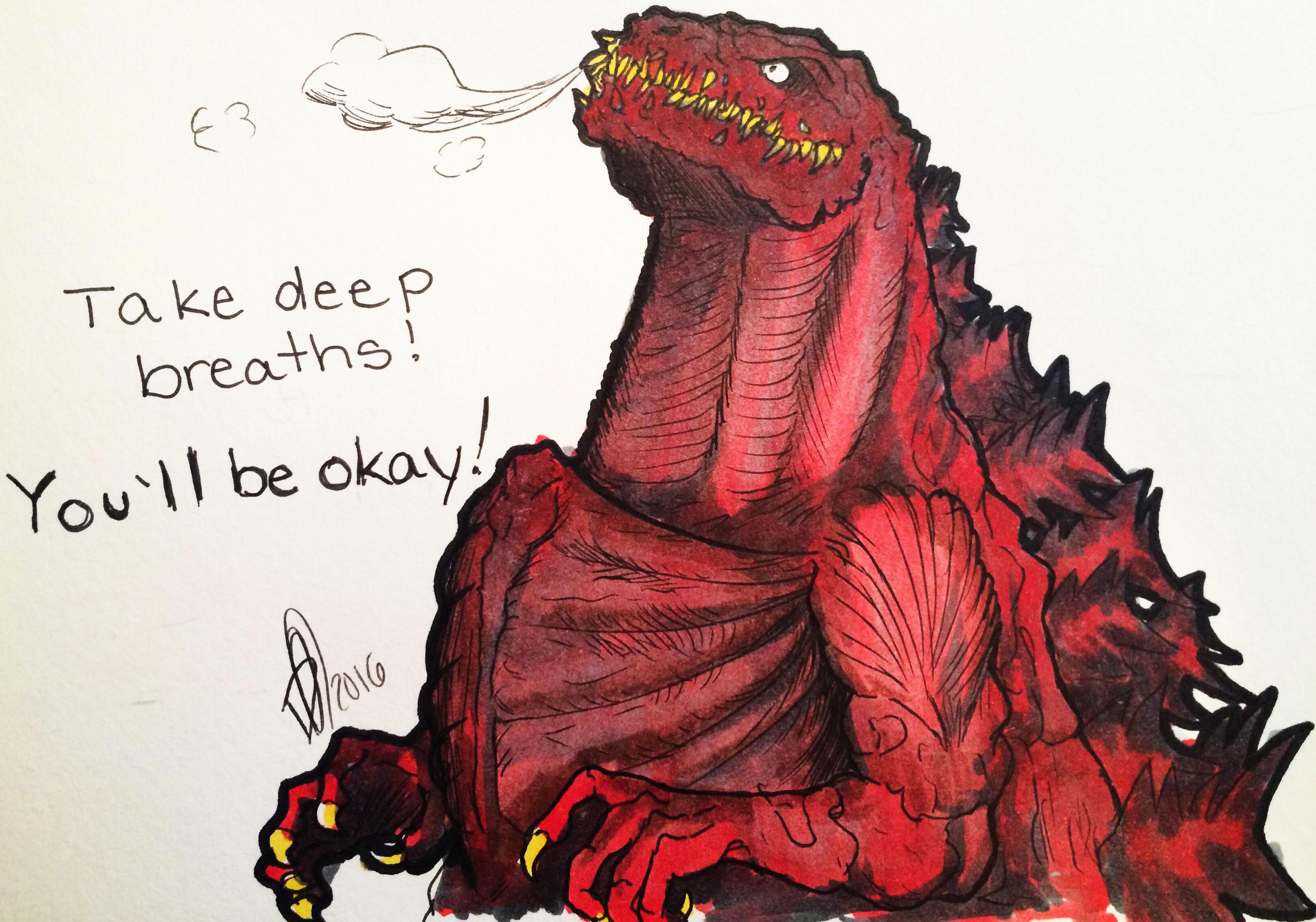 Re: Random Godzilla/Kaiju Fanart.