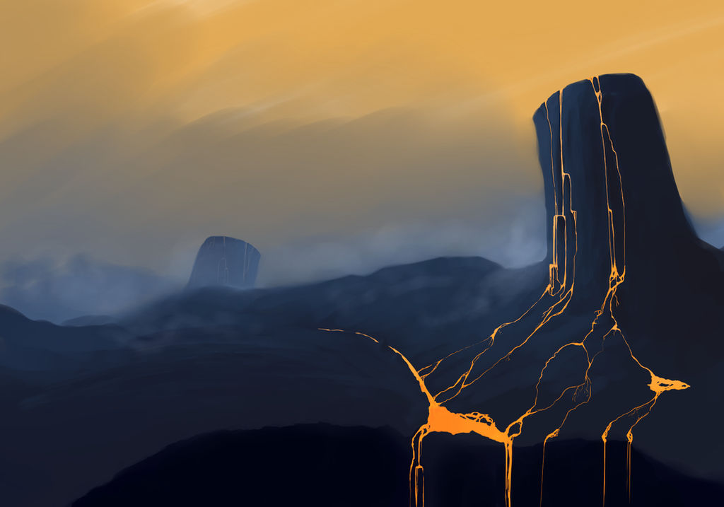 Magma Creatuin Magma Lands by FractalMoon on DeviantArt