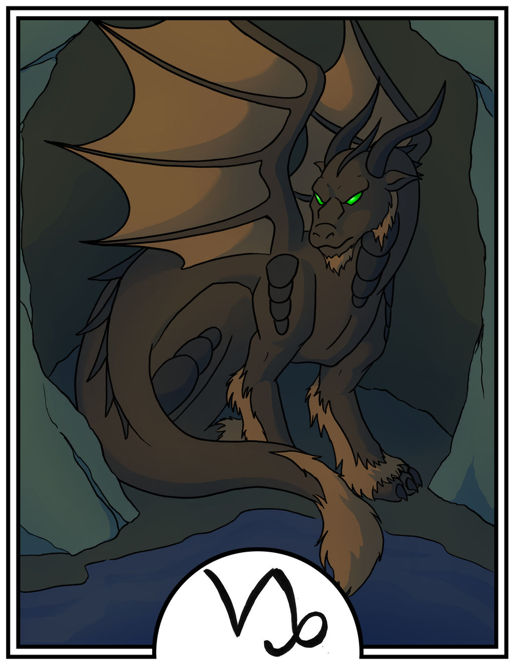 Zodiac Dragons - Capricorn by dragonsong12