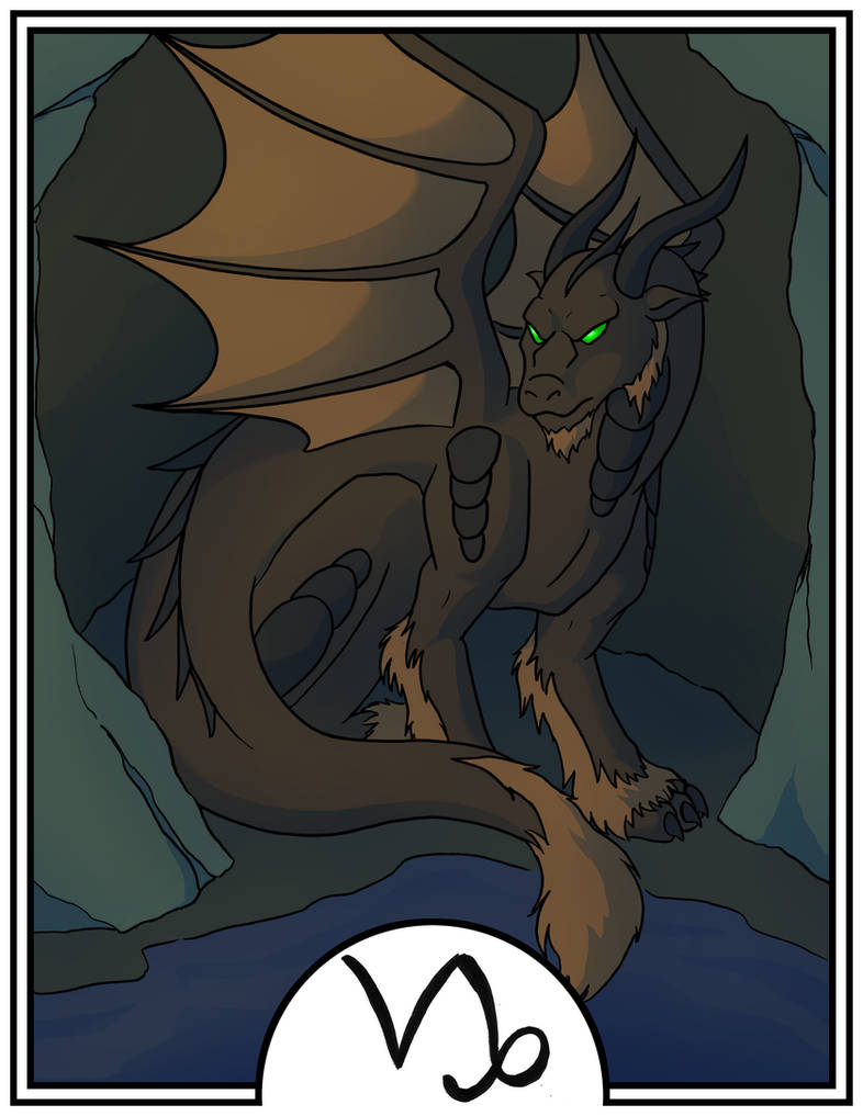 Zodiac Dragons - Capricorn by dragonsong12
