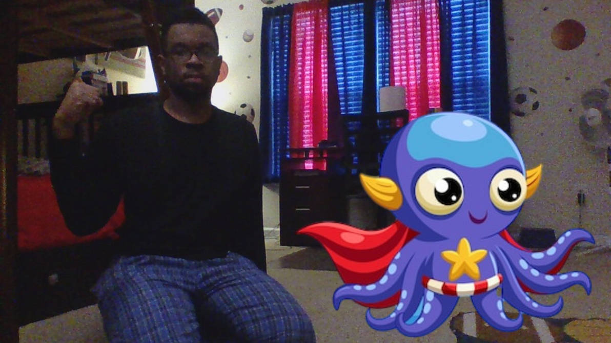 Me and Fiddly the Superhero Octopus by TysonBennett on DeviantArt