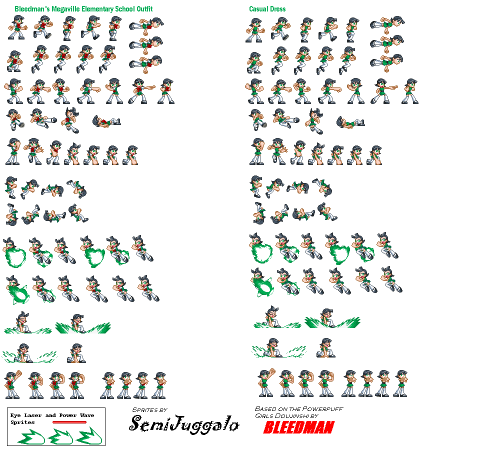 New Buttercup Sprite Sheet