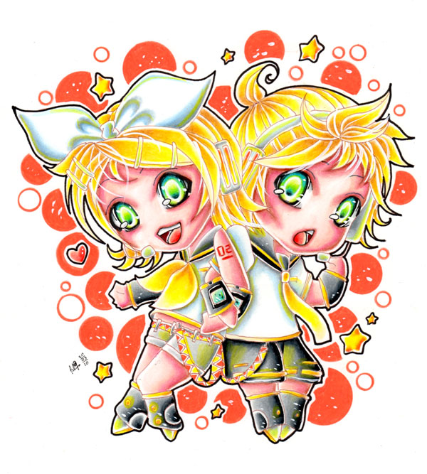 Kagamine Rin - Kagamine Len