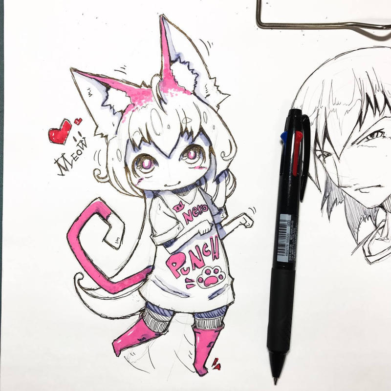 Meow x3 by hiru-miyamoto