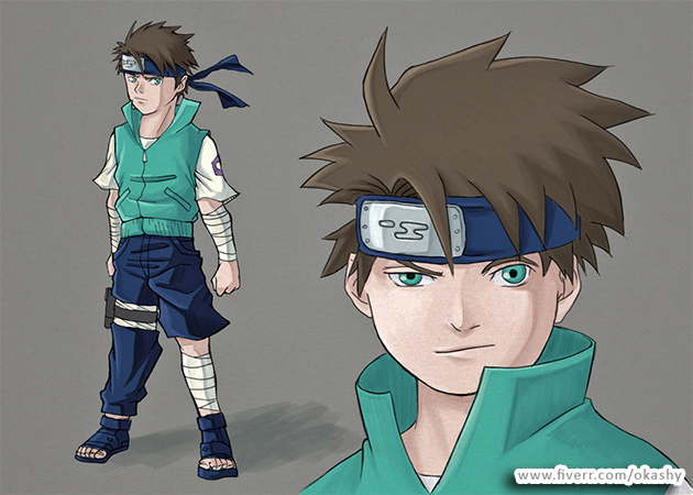 Naruto OC + Description by Shiryo999 on DeviantArt