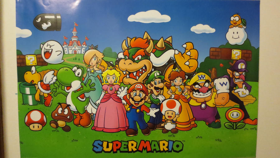 Mario poster by wondering-artist on DeviantArt
