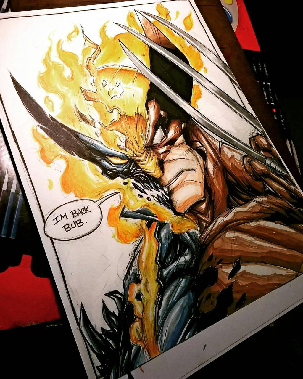 Sam Keith Wolverine Ghost Rider Wolverine Ghost Rider Marvel Comics Presents 99 100 VF/NM Sam Kieth