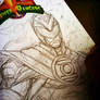 Green Ranger/Green Latern cover sketch