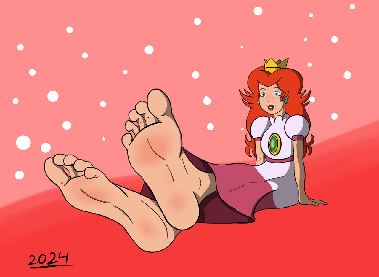 Princess Toad Racing Princess Toadstool (Super Mario Bros Super Show) by digin0 on DeviantArt
