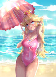 Peach's Beach Day