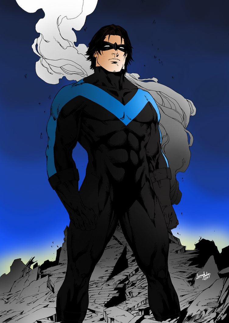 Dick Grayson As Nightwing By Portfan On Deviantart