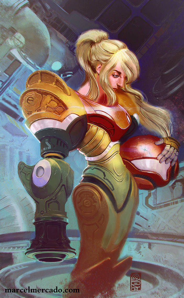 Samus Aran by marcel-mercado Samus Aran by marcel-mercado