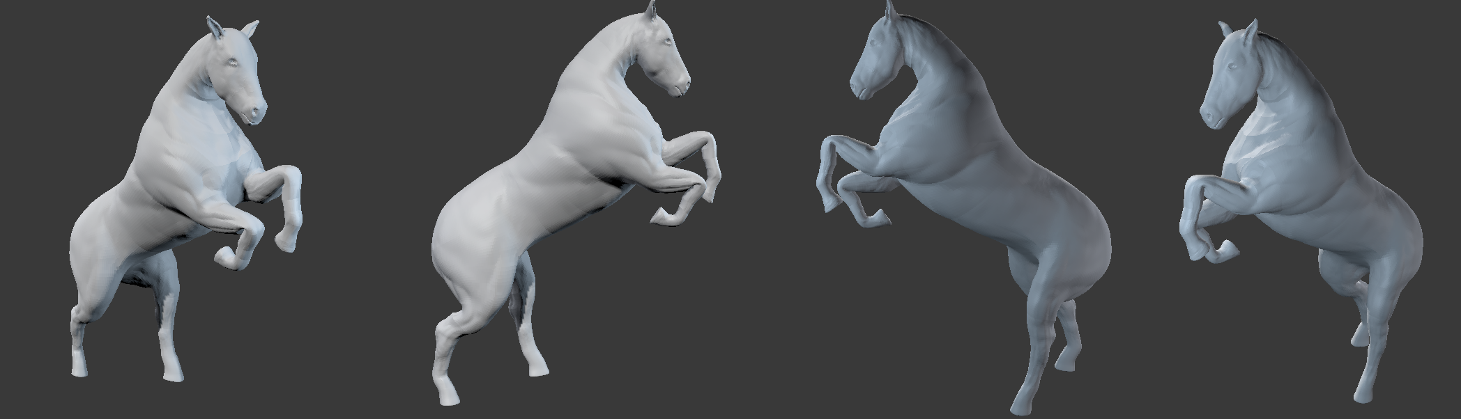 Horse anatomy study sculpt - 2