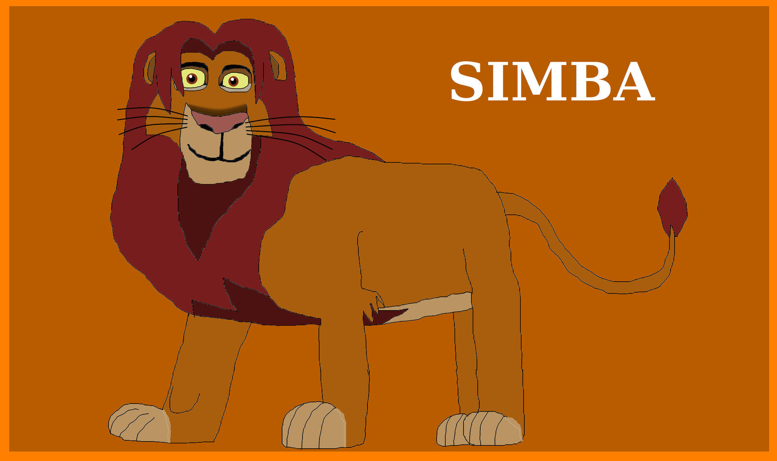 Simba (Character Reference) by MateuszMichalkiewicz on DeviantArt
