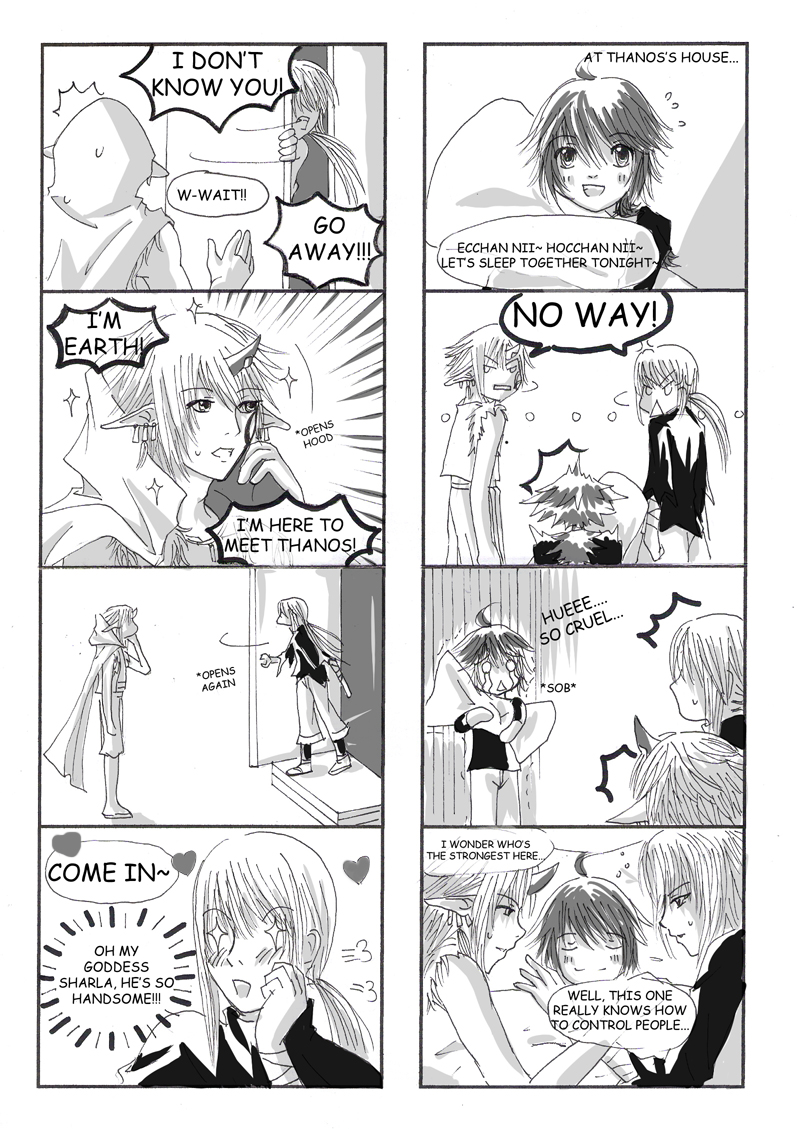 4 koma: Ecchan Hocchan Tacchan