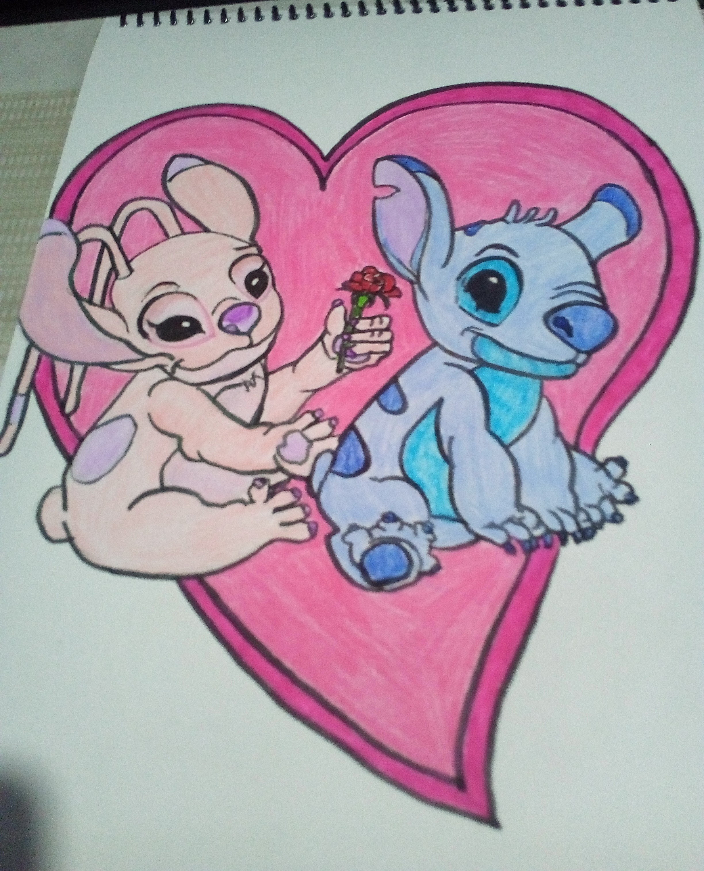 Stitch And Angel By MoonBlueXx On DeviantArt stitch-and-angel-by-moonbluexx-on-deviantart