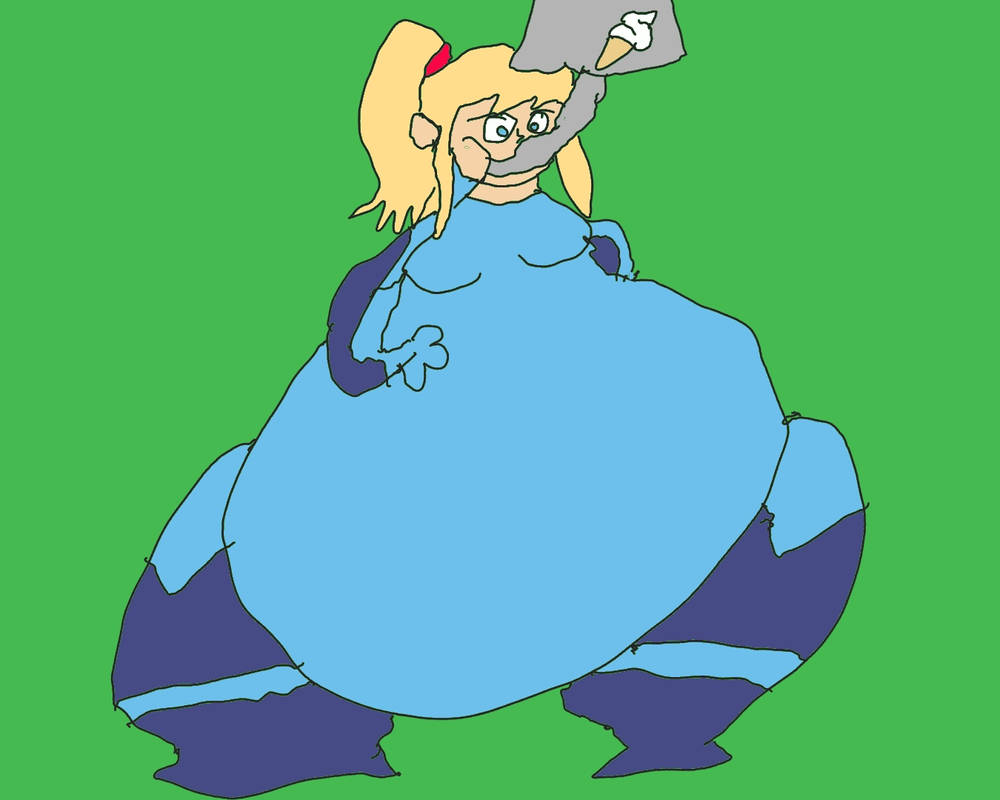 Creme Inflation Samus' Ice Cream Inflation - Part 2 by FattyTubbybuddy on DeviantArt