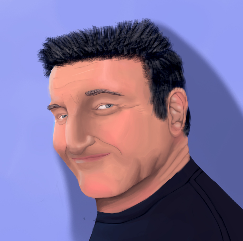 Robin Williams Tribute digital paint