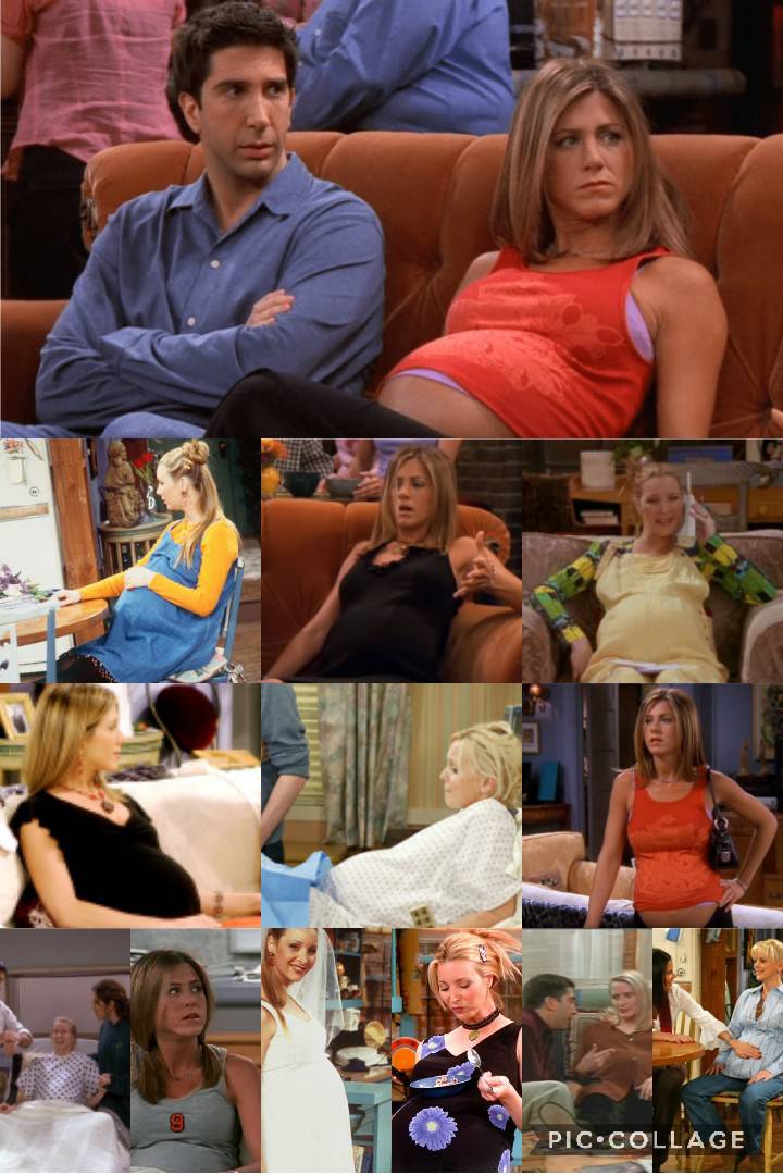 Friends Tv Show Pregnancy collage by Celebrityperson on DeviantArt