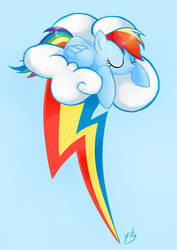 Rainbow Dash by Pearlie-pie