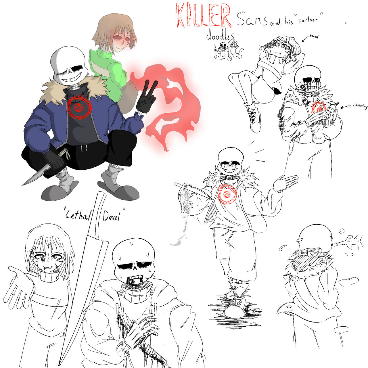 killer sans stuff by Nubibop on DeviantArt