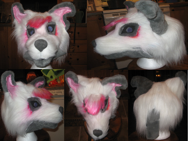 First Fursuit Head Done By Itachisfangirl On DeviantArt.