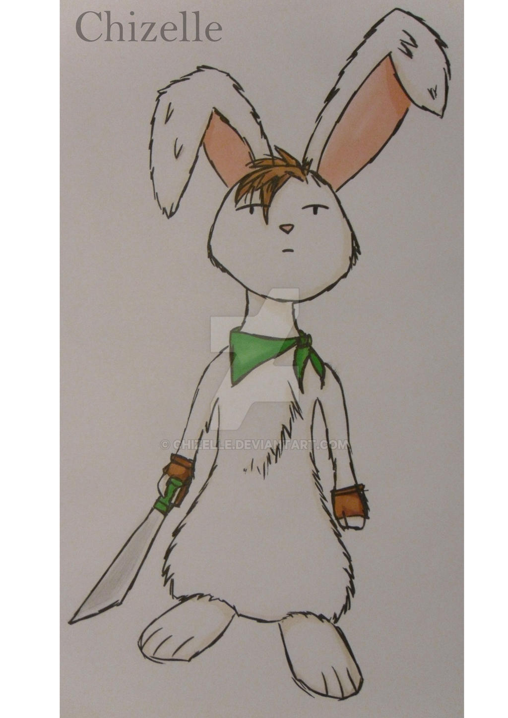 Quick Drawing of a Male Rabbit by Chizelle on DeviantArt