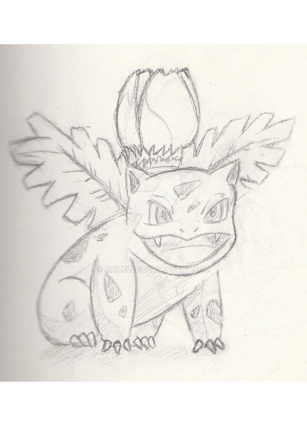Ivysaur Original Drawing by Chizelle on DeviantArt