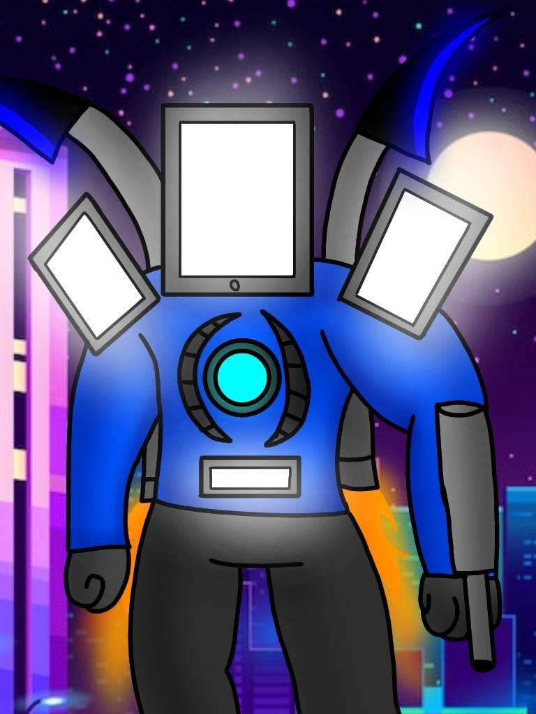 Titan Tablet Man by BlueDreawings20888 on DeviantArt