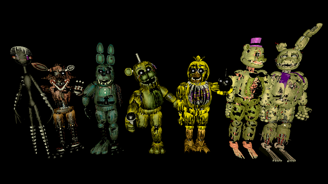 Sfm Fnaf Fredtrap And Friends by mauricio2006 on DeviantArt