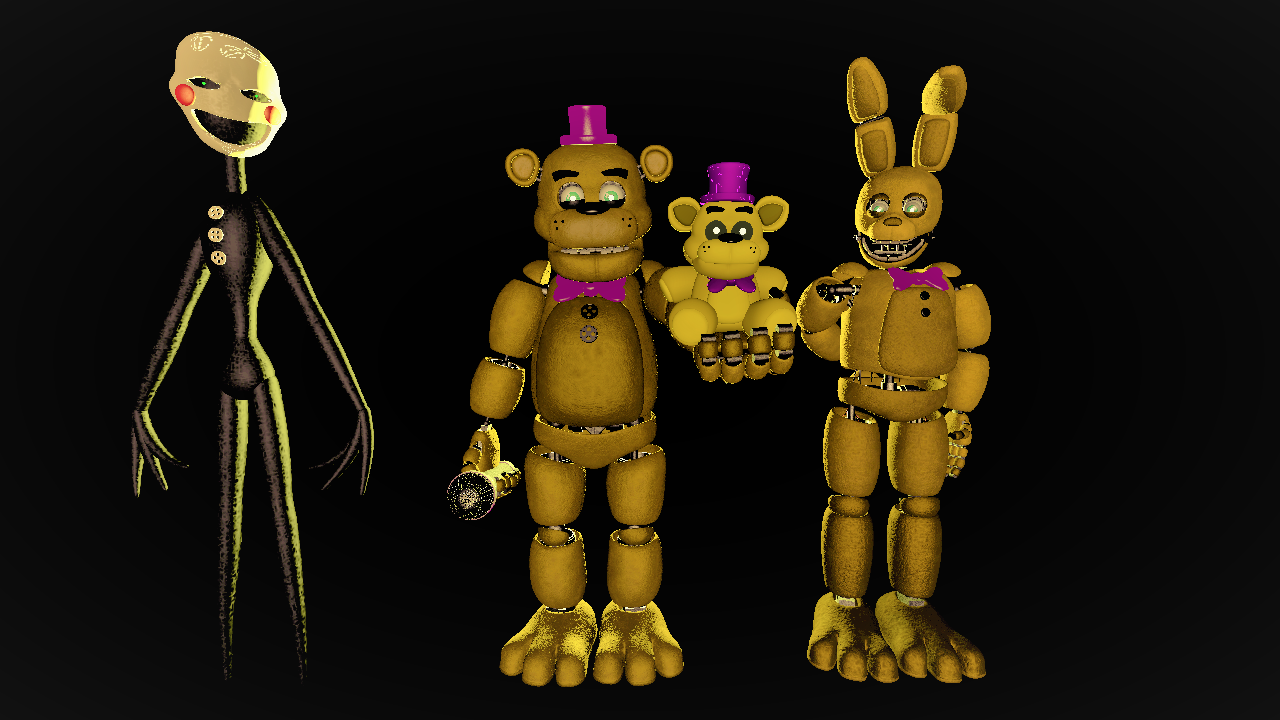 SFM FNAF Fredbear Family Dinner animatronics by mauricio2006 on DeviantArt