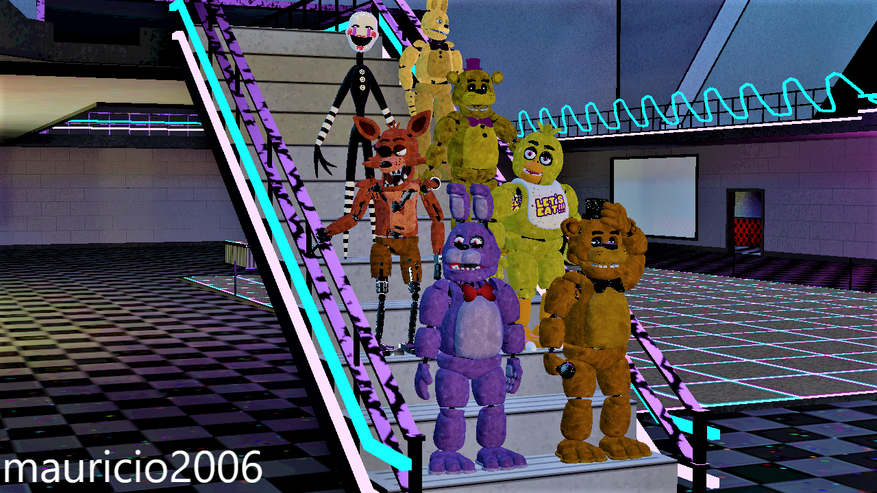 SFM FNAF Fredbear's And Friends At The Mall by mauricio2006 on DeviantArt