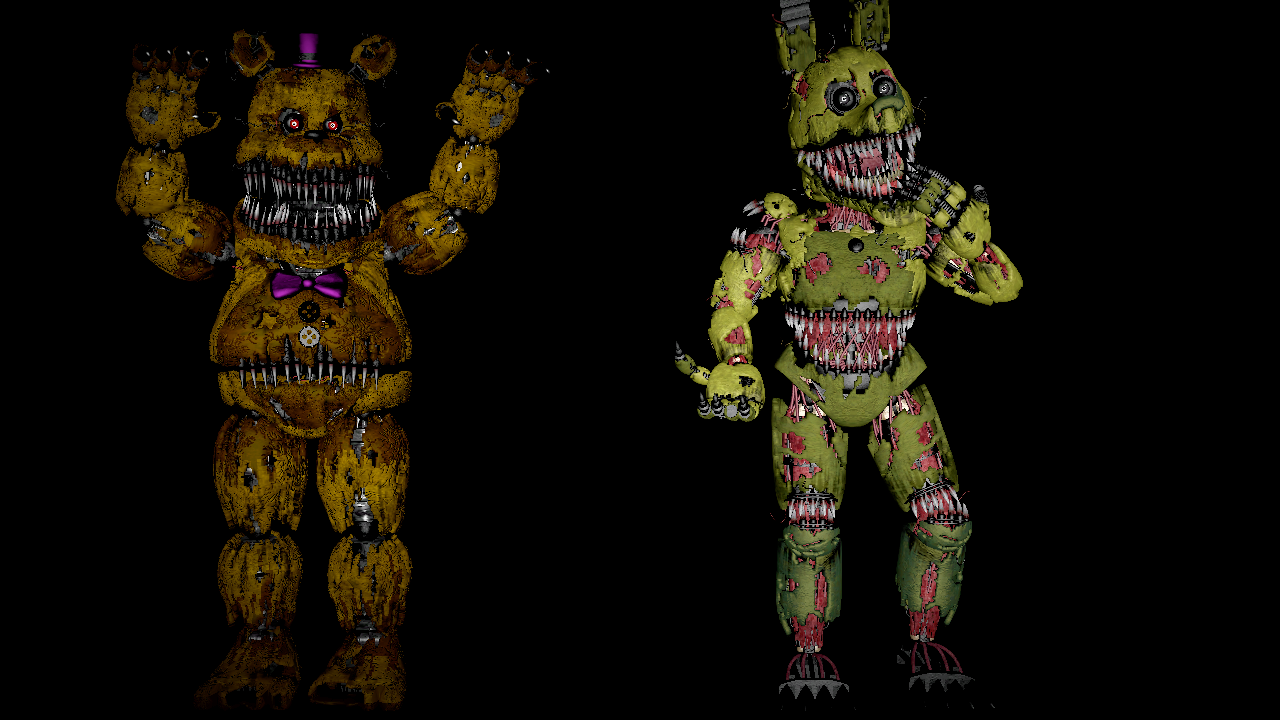 FNAF 4 Nightmare Animatronics | Greeting Card