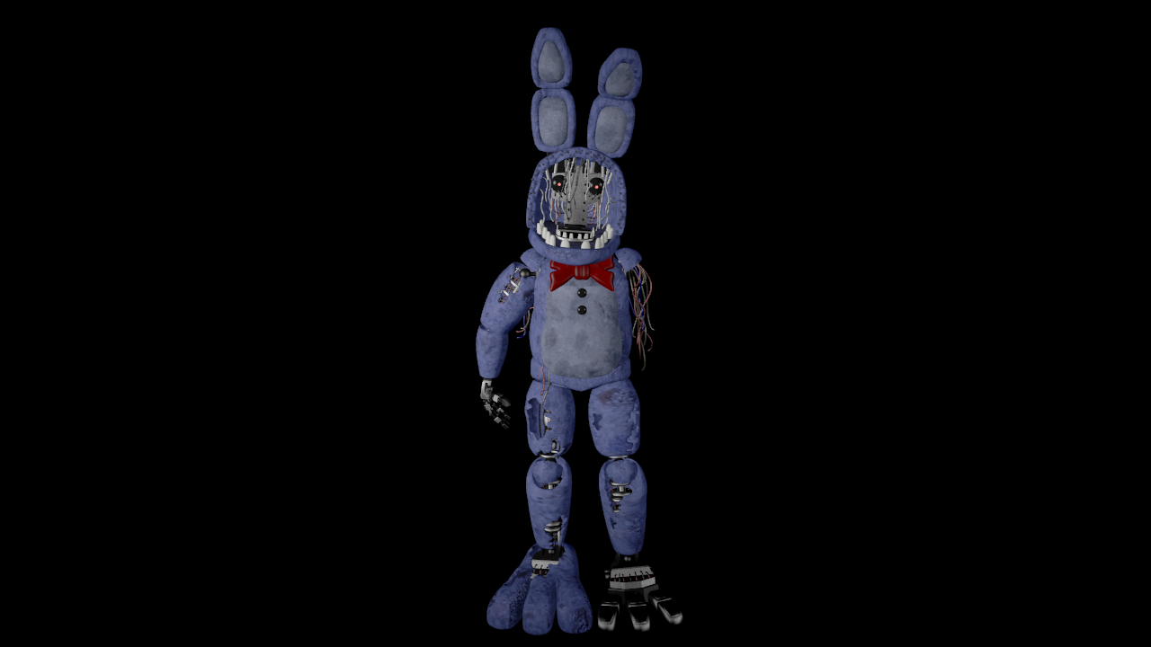 FNAF Security Breach Glamrock Bonnie Full Body by mauricio2006 on