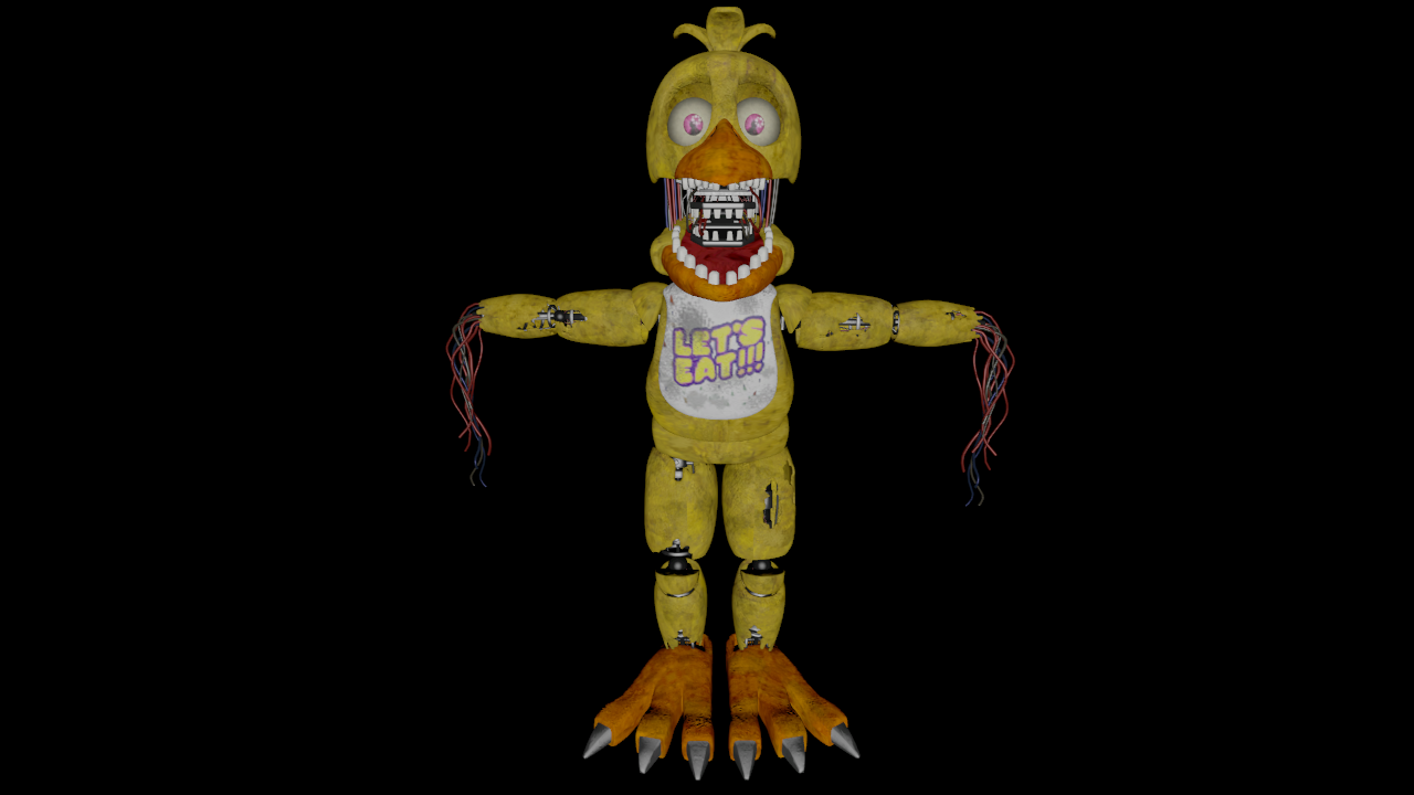 Withered Chica - FNAF2 by JolenePiggelin on DeviantArt