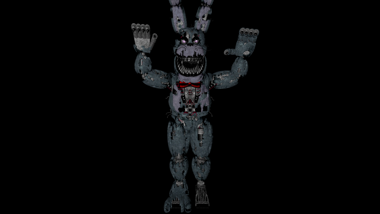 FNAF Security Breach Glamrock Bonnie Full Body by mauricio2006 on