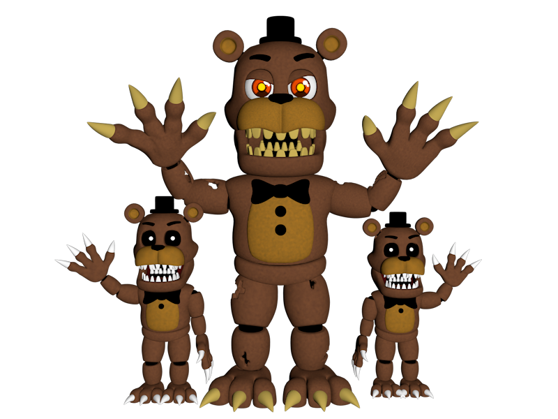 Fnaf World Adventure Five Nights At Freddy's 4 Nightmare Game PNG