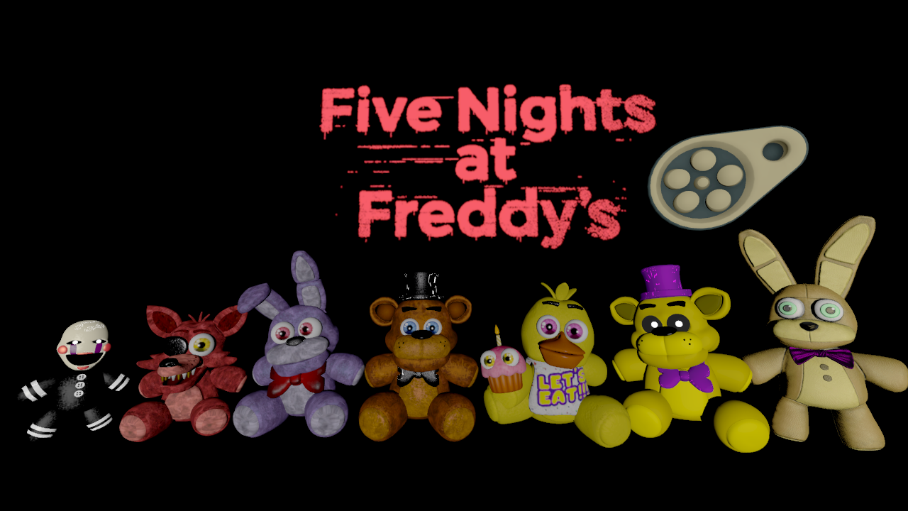 SFM FNAF Plush Fredbear and Friends by mauricio2006 on DeviantArt
