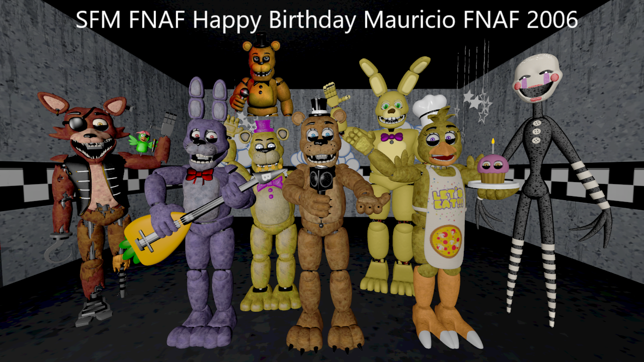 SFM FNAF My Favorites Characters Of FNAF 6/8 by mauricio2006 on DeviantArt