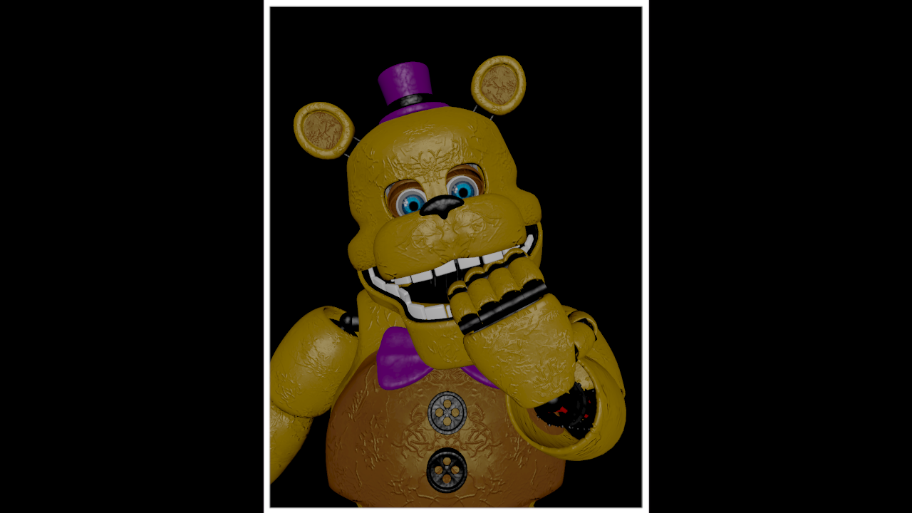 Nightmare Fredbear Ucn Icon V2 by NightmareMgcnmangle on DeviantArt