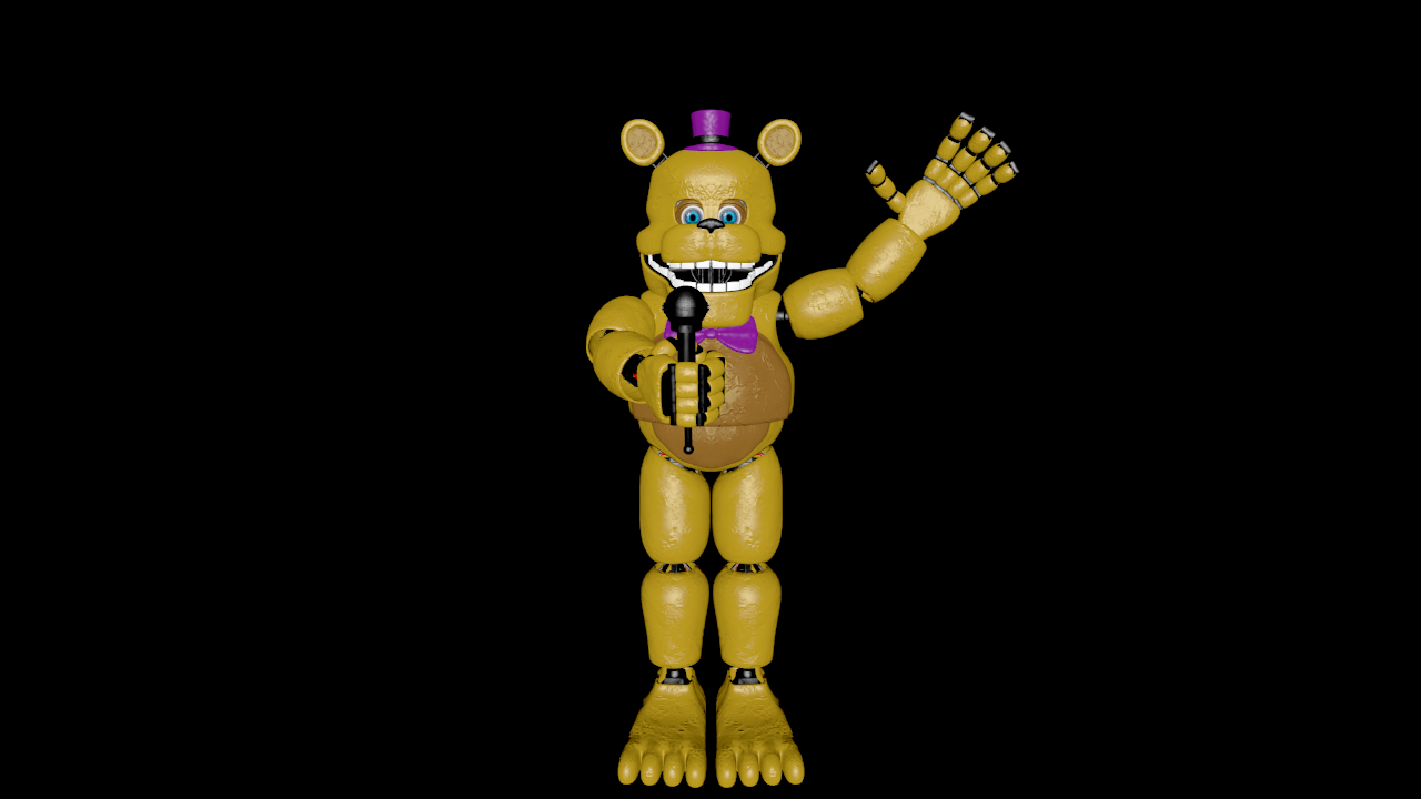 C4D FNAF World Adventure nightmare foxy full body by mauricio2006 on  DeviantArt