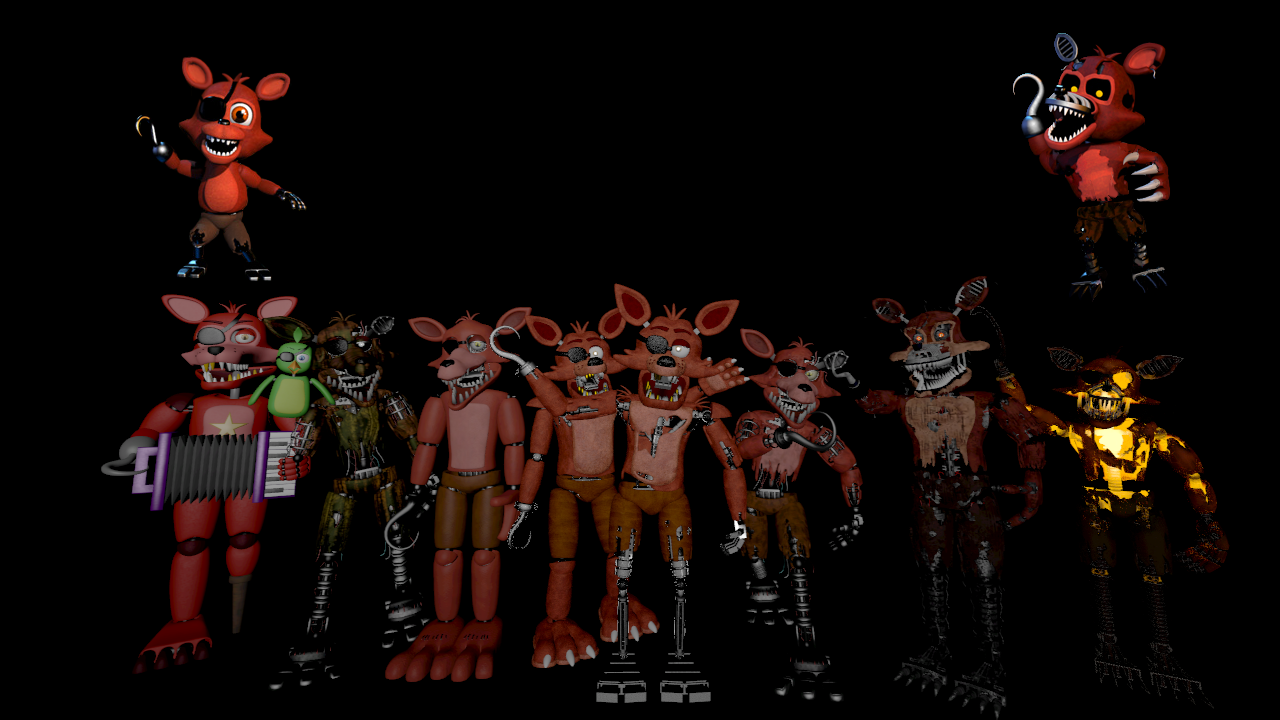 FNAF VR Help Wanted Characters by Alebatman on DeviantArt