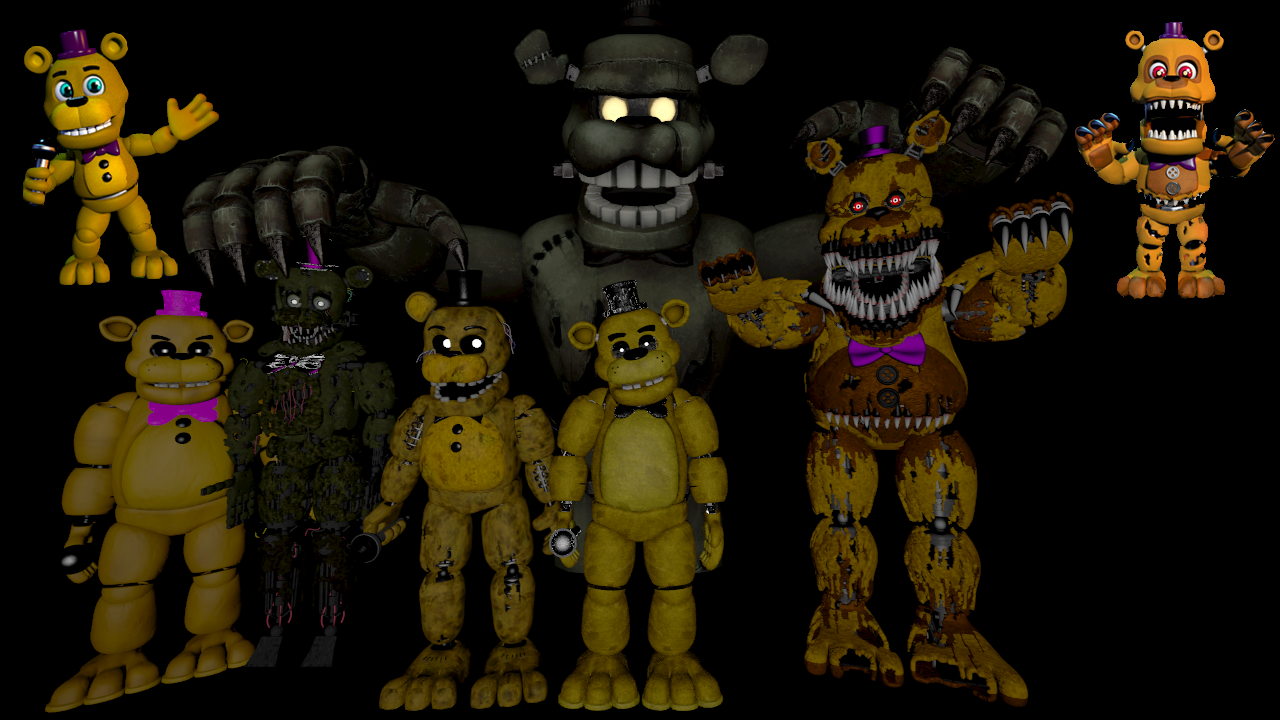 SFM FNAF My Favorites Fredbear's V1 by mauricio2006 on DeviantArt
