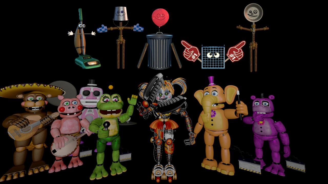 My Favorites Characters Of FNAF 2 V2 by mauricio2006 on DeviantArt