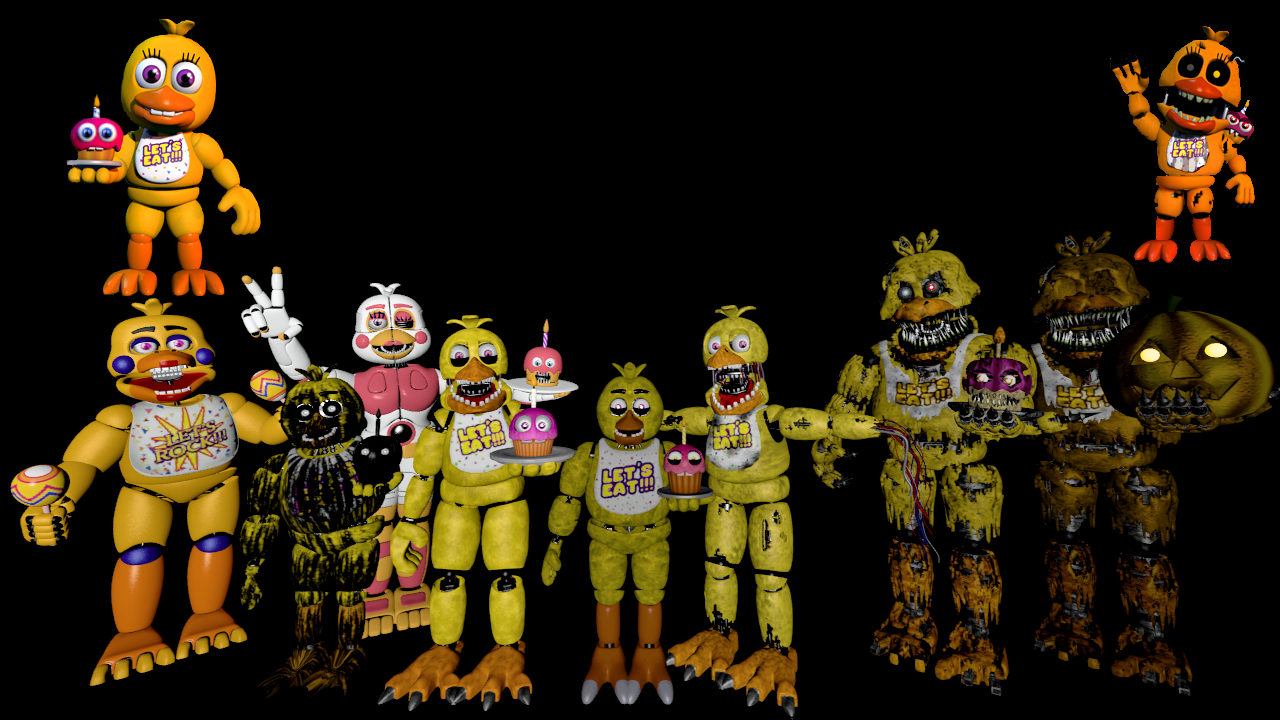 My Favorites Characters Of FNAF 3 V3 by mauricio2006 on DeviantArt