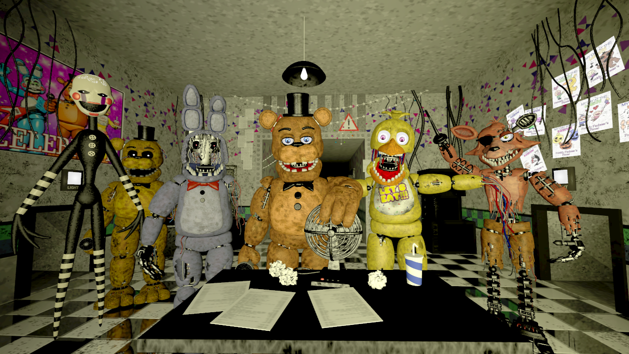 My Favorites Characters Of FNAF SB V1 1/2 by mauricio2006 on DeviantArt