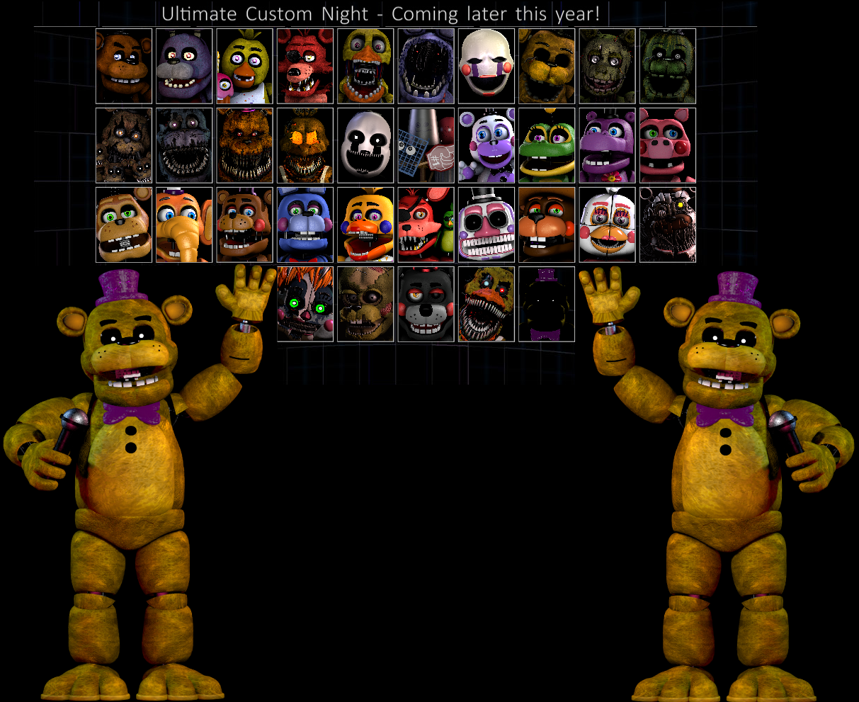 SFM FNAF My Favorites Characters Of FNAF 7/8 V3 by mauricio2006 on