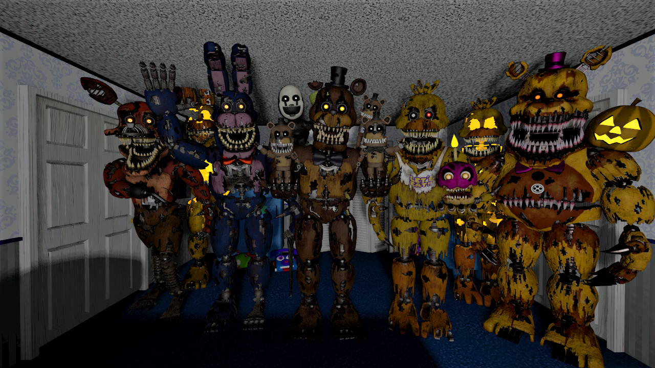 My Favorites Characters Of FNAF 3 V3 by mauricio2006 on DeviantArt